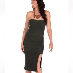 Tees by Tina Safari Tribal Maxi Skirt and Dress One Size fits Most in Green